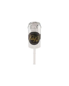 Partydeco Konfettikanone Push-Pop Ø 15 mm, 1 Stück, Silber