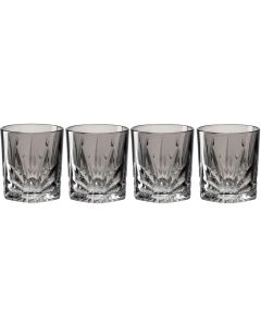 Leonardo Whiskyglas Capri 330 ml, 4 Stück, Grau