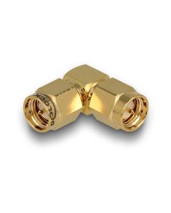 Delock Antennenadapter 90°, SMA Stecker (m) - SMA Stecker (m)