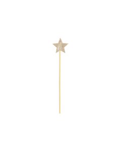 Partydeco Zauberstab Gold, 8.5 x 36 cm