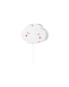 Partydeco Pinata Wolke, 50 x 32 x 9 cm, Weiss, 1 Stück