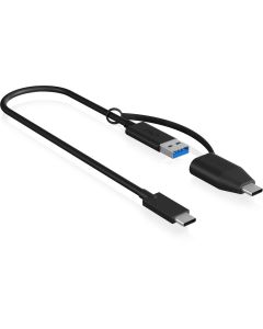 ICY BOX USB-Kabel IB-CB033 USB C - USB A 0.35 m
