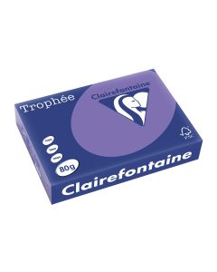 Clairefontaine Kopierpapier Trophée A4, 80 g/m², Violett, 500 Blatt