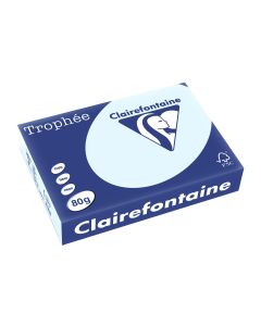 Clairefontaine Kopierpapier Trophée A4, 80 g/m², Pastellblau, 500 Blatt