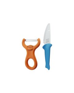 WMF Kinder Küchenmesser Willy Mia Fred Blau/Rot