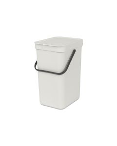 Brabantia Recyclingbehälter Sort & Go 12 l, Hellgrau
