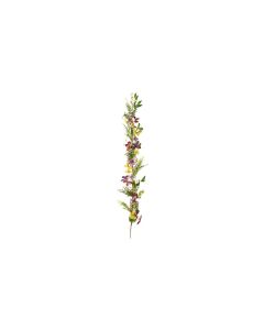 Dekomat AG Kunstpflanze Girlande mit Schmetterlingen und Blüten 160 cm