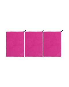 KOOR Badetuch Silva Magenta 3er-Pack M 65 x 90 cm