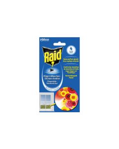 Raid Fliegenfalle Fenstersticker, 4 Stück