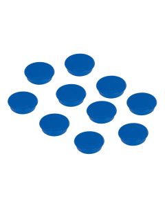 Franken Haftmagnet Ø 24 mm, 10 Stück, Blau