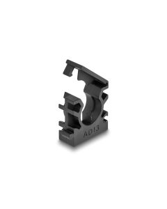 Delock Kabelschlauchhalter 13 mm, 8 Stück, Schwarz