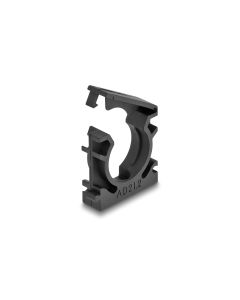 Delock Kabelschlauchhalter 21.2 mm, 4 Stück, Schwarz