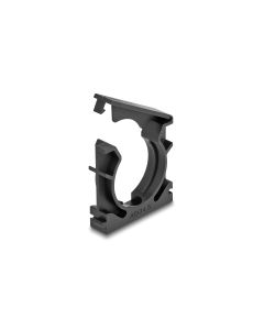 Delock Kabelschlauchhalter 34.5 mm, 4 Stück, Schwarz