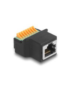 Delock Buchse RJ45 zu Terminalblock, 1 Stück