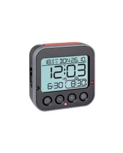 TFA Dostmann Funkwecker Bingo 2.0 Schwarz
