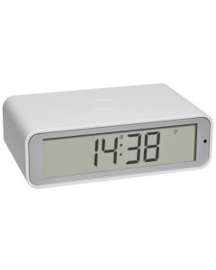 TFA Dostmann Funkwecker Twist Weiss