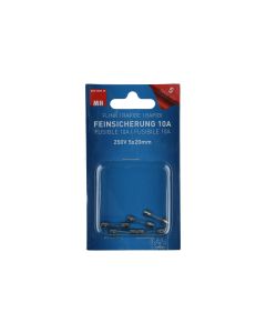 Max Hauri Schmelzsicherung 5 x 20 mm Flink 10 A, 5 Stück