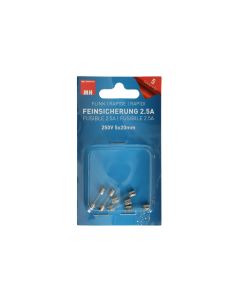 Max Hauri Schmelzsicherung 5 x 20 mm Flink 2.5 A, 5 Stück