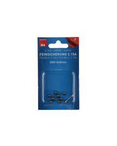 Max Hauri Schmelzsicherung 5 x 20 mm Flink 3.15 A, 5 Stück