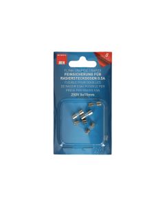 Max Hauri Schmelzsicherung 5 x 15 mm Flink 0.5 A, 5 Stück