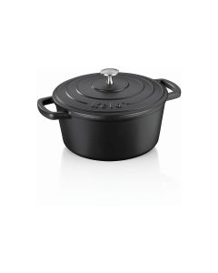 Kela Bräter Calido rund 24 cm, Schwarz