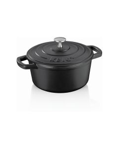 Kela Bräter Calido rund 21 cm, Schwarz
