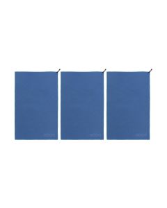 KOOR Badetuch Silva Onda Blu 3er-Pack M 55 x 90 cm