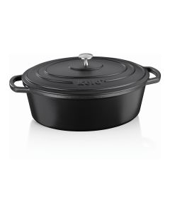 Kela Bräter Calido oval 33 cm, Schwarz