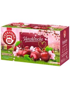 Teekanne Teebeutel Herzkirsche 20 Stück