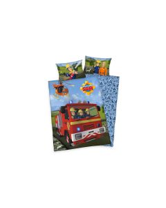 Herding Kinderbettwäsche Feuerwehrmann Sam 100 x 135 cm + 40 x 60 cm