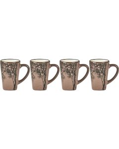Villa Collection Espressotasse Hela 100 ml , 4 Stück, Dunkelrosa