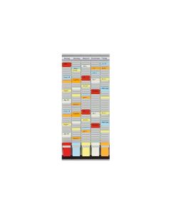 Franken T-Kartentafel Universal 78 cm x 31.5 cm, Grau