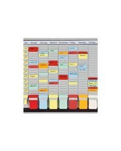 Franken T-Kartentafel Universal 49 cm x 47.4 cm, Grau
