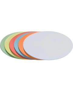 Franken Moderationskarten Oval 19 x 11 cm, Sortiert, 250 Stück