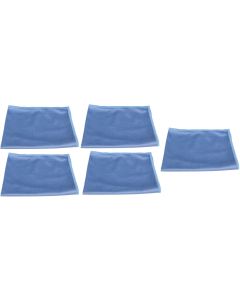 Edi Baur Fensterreinigungstuch Crystal 5 Stück, Blau