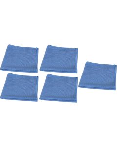 Edi Baur Mikrofaser-Reinigungstuch Long Life 5 Stück, Blau