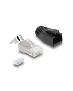 Delock Stecker RJ45, S/FTP, Cat.6A/7 25 Stück, Transparent