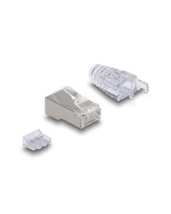Delock Stecker RJ45, FTP, Cat.6 50 Stück, Transparent