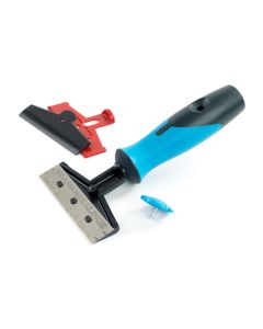 Edi Baur Fensterwischer Premium Schwarz/Türkis