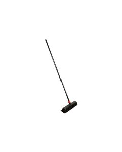 Edi Baur Besen Heavy duty mit Teleskopstiel, Schwarz