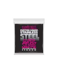 Ernie Ball Gitarrensaiten 2248 Slinky Stainless Steel – Super 09-42