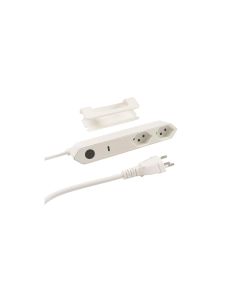 STEFFEN Steckdosenleiste STEBA IQ 2xT13 1xUSB-C PD 18W Weiss