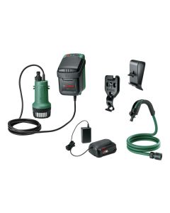 Bosch Akku-Gartenpumpe GardenPump 18 V-2000 Kit, 2.5 Ah