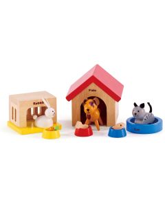 Hape Puppenhausmöbel Haustiere