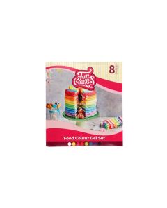 Funcakes Lebensmittelfarben-Set 8 Stück, mehrfarbig