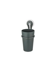 Koziol Zahnputzbecher Loop 300 ml, Grau