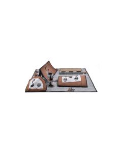 CanadianCat Katzen-Spielzeug Activity Teppich Coleen, 90 x 110 x 27.5 cm
