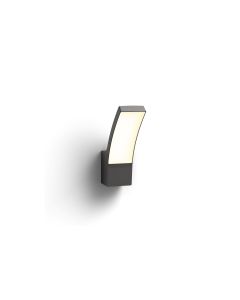 Philips Wandleuchte Splay, 12 W, 1100 lm, 2700 K, Anthrazit