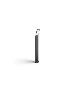 Philips Sockelleuchte Splay, 12 W, 1100 lm, 4000 K, 96 cm, Anthrazit