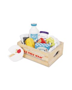 LE TOY VAN Spiel-Lebensmittel Käse- und Milchkiste